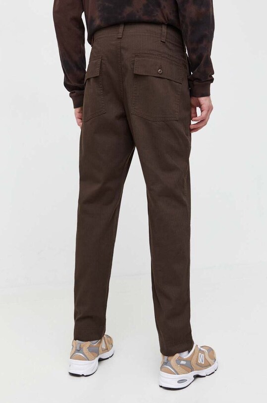 Odzież Abercrombie & Fitch spodnie bawełniane KI130.3046.410 brązowy