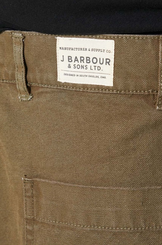 Barbour spodnie bawełniane MTR0705 zielony