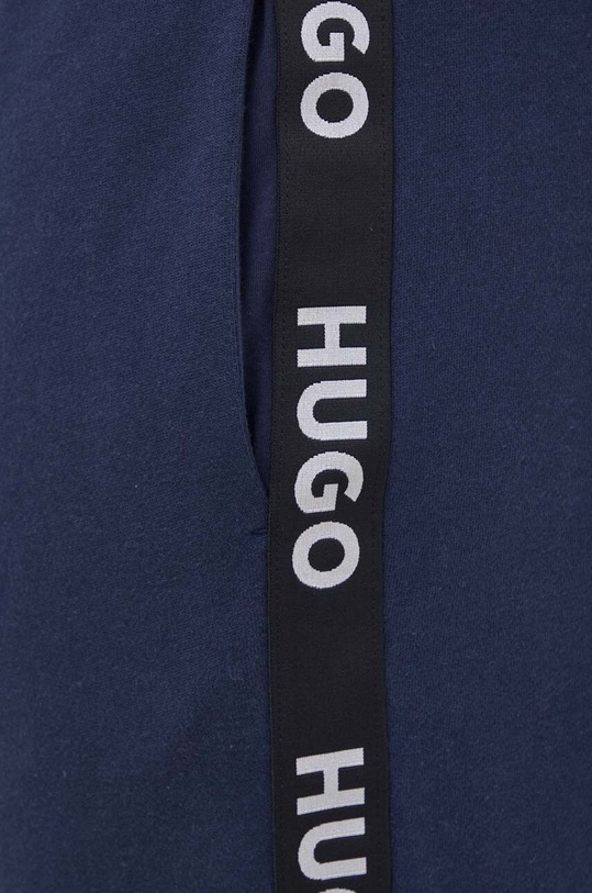 HUGO spodnie bawełniane lounge 50496995 niebieski