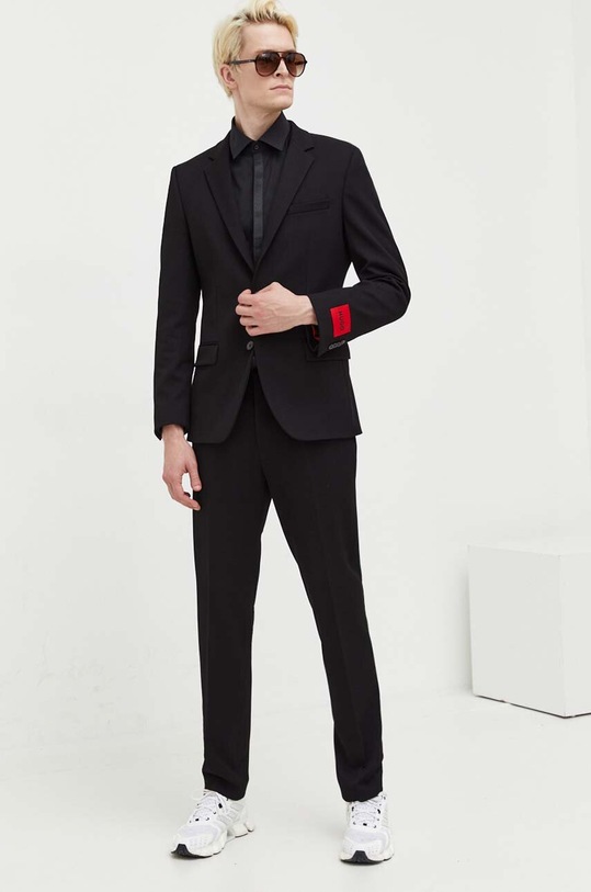 Панталон HUGO 50504465 черен AW23