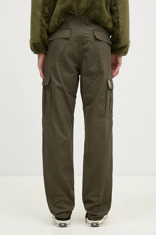 Дрехи Памучен панталон Carhartt WIP I032468.6302 зелен