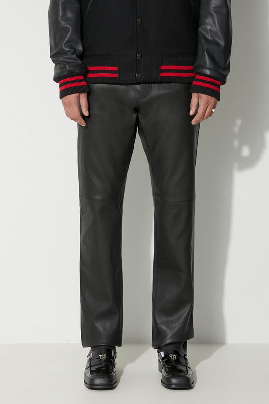 1017 ALYX 9SM leather trousers fabric black AAMPA0406LE01