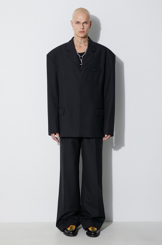 032C wool trousers FW23.W.3120 black AW23
