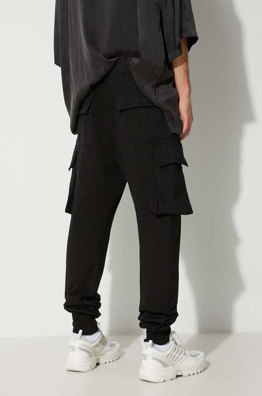 Clothing Rick Owens cotton trousers DU02C5386.RIG black