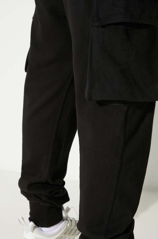 Rick Owens cotton trousers DU02C5386.RIG black