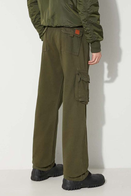 Ρούχα Βαμβακερό παντελόνι Alpha Industries 101212.142 πράσινο