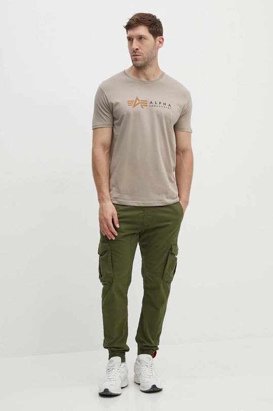 Nohavice Alpha Industries 116202.142 zelená AW23