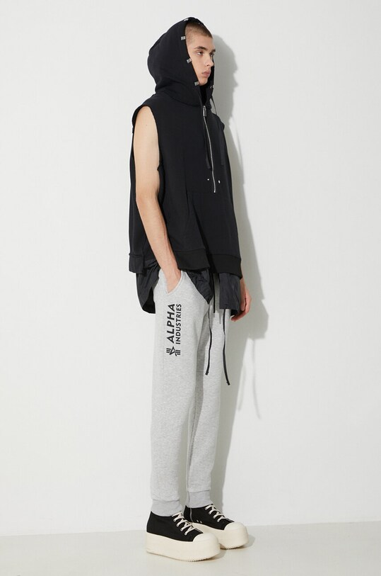 Παντελόνι φόρμας Alpha Industries 116368.17 γκρί AW24