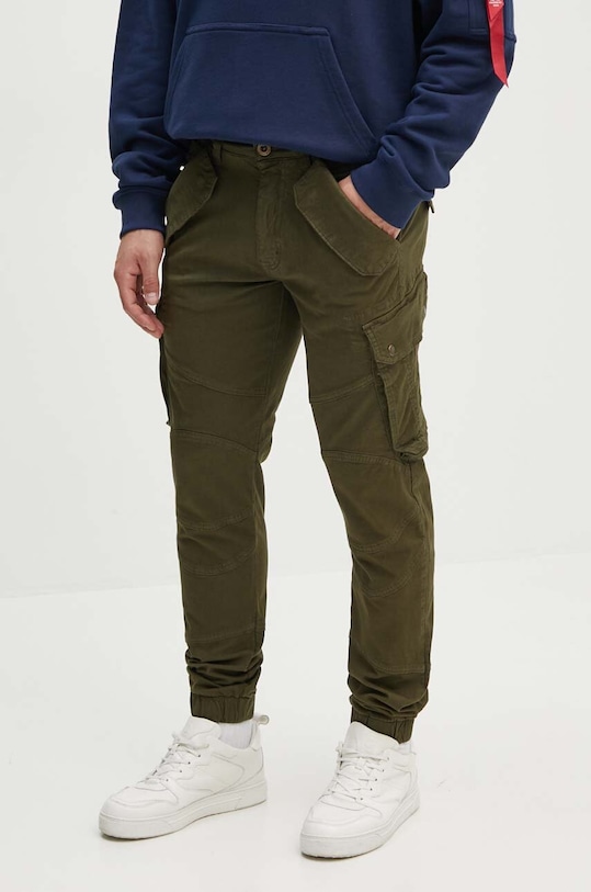 Nohavice Alpha Industries Combat Pant LW s elastanom zelená 126215.142