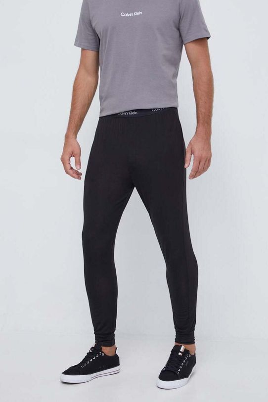 Calvin Klein Underwear spodnie lounge z elastanem czarny 000NM2235A