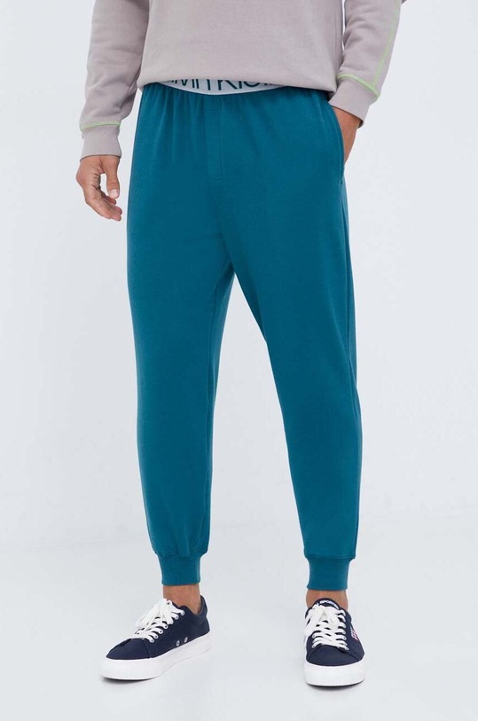 Calvin Klein Underwear pantaloni de lounge tricotaj verde 000NM2266E