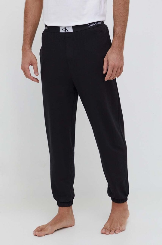 Bavlnené tepláky Calvin Klein Underwear 000NM2514E čierna AW23