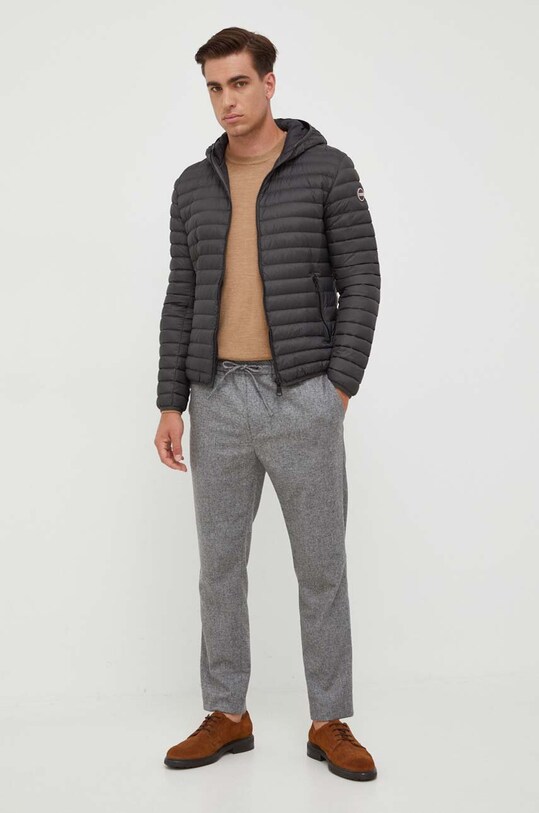 Calvin Klein spodnie wełniane K10K111713 szary AW23