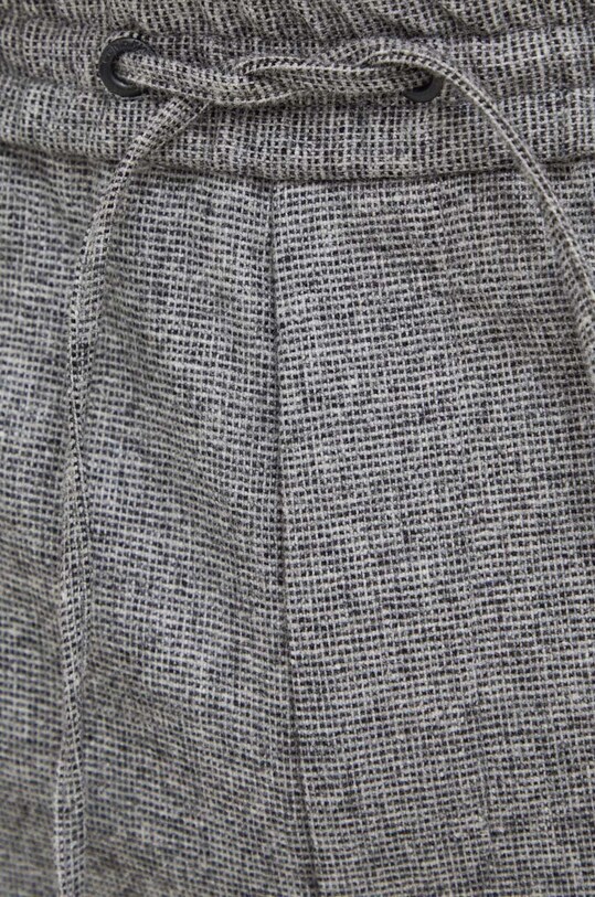 Calvin Klein spodnie wełniane szary K10K111713