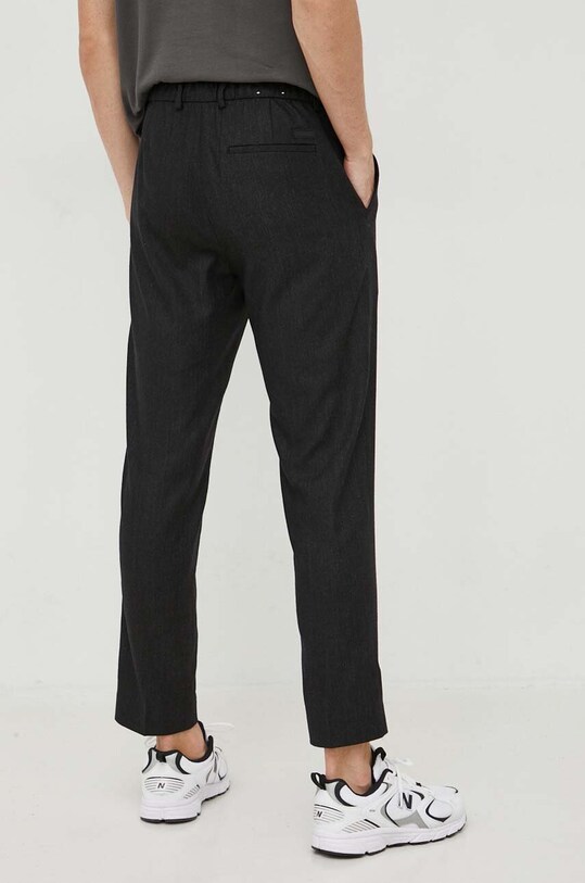 Odzież Calvin Klein spodnie wełniane K10K111714 czarny