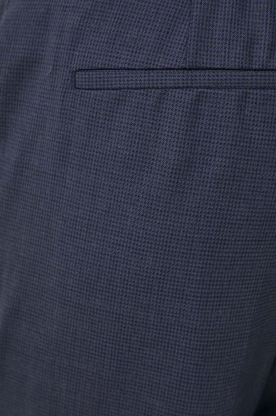 Μάλλινα παντελόνια Calvin Klein σκούρο μπλε K10K112052