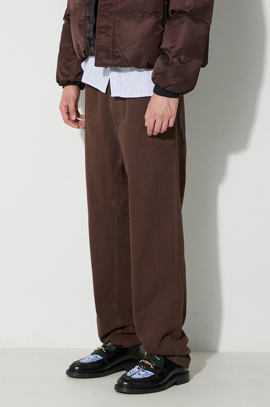 A.P.C. cotton trousers cotton brown COFCN.H08408