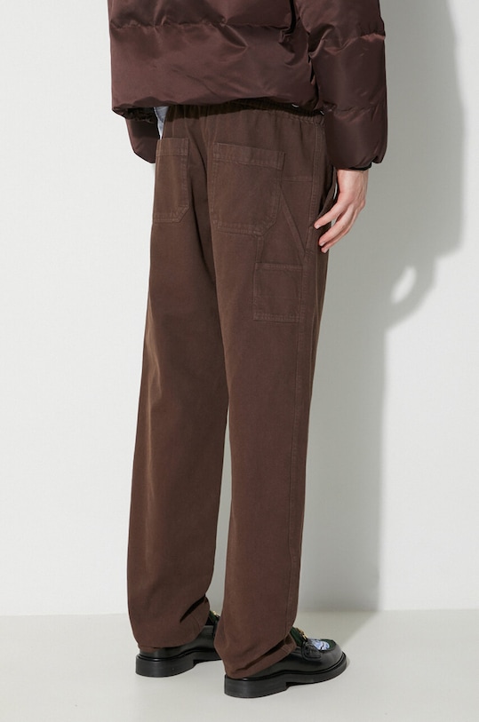 Clothing A.P.C. cotton trousers COFCN.H08408 brown