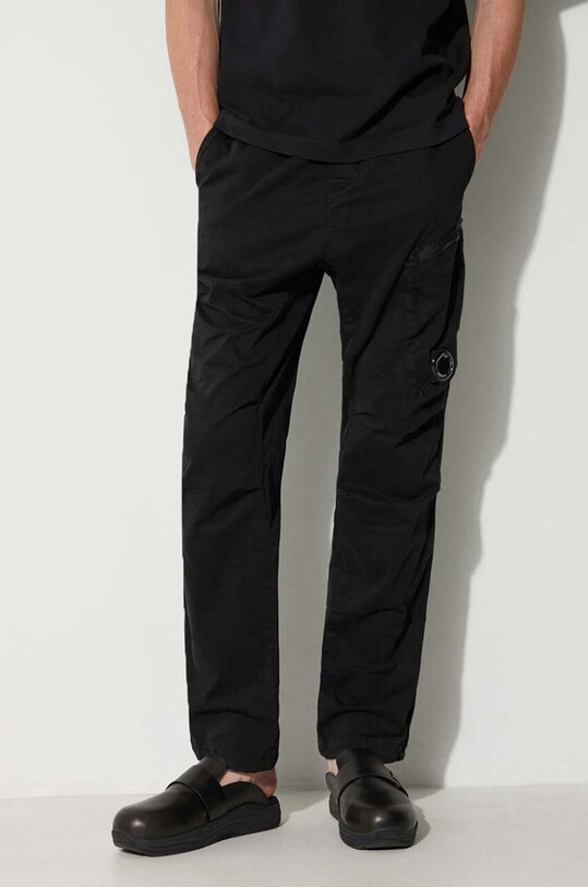 C.P. Company spodnie STRETCH SATEEN REGULAR PANTS