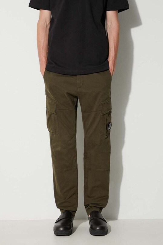 C.P. Company spodnie STRETCH SATEEN CARGO PANTS