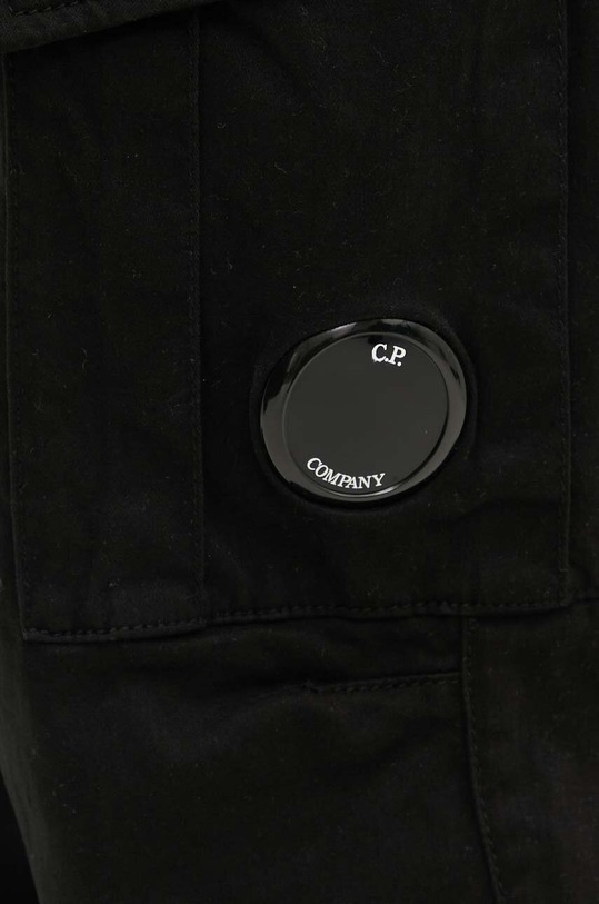 Kalhoty C.P. Company STRETCH SATEEN CARGO PANTS černá 15CMPA186A005529G