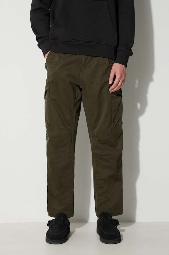 C.P. Company spodnie STRETCH SATEEN LOOSE CARGO PANTS