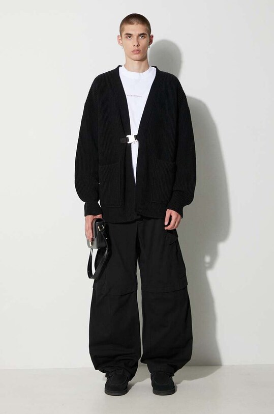 Джинси Han Kjøbenhavn M.132897 Cotton Twill Baggy Cargo Trouse M.132897 чорний AW23
