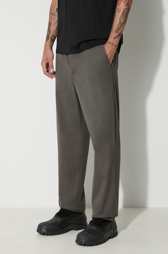 Norse Projects wool blend trousers Ezra Relaxed Cotton Wool Twill Trouser green N25.0391.8109