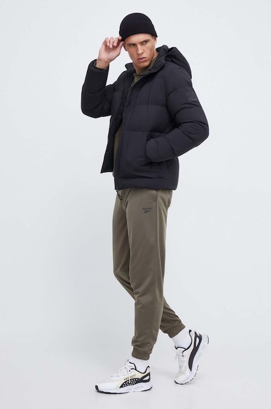 Спортен панталон Reebok 100071054 зелен AW23