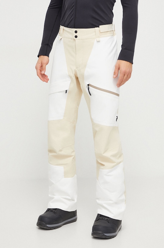 Peak Performance spodnie narciarskie 2L Stretch tkanina beżowy G79002