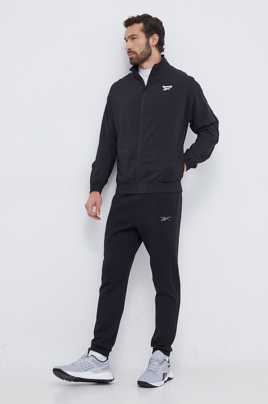Спортен панталон Reebok 100049658 черен AW23