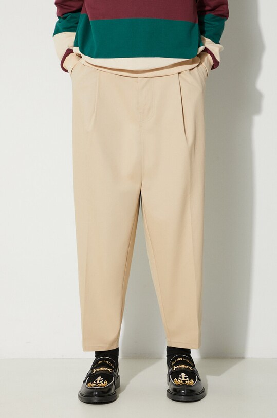 Drôle de Monsieur cotton trousers Le Jean Cropped cotton beige C.BP105.CO080.BG
