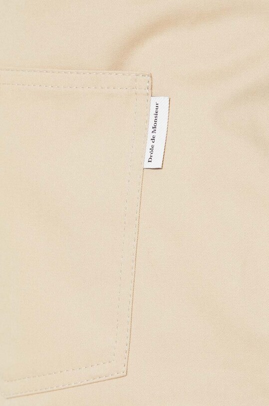 Drôle de Monsieur cotton trousers Le Jean Cropped beige C.BP105.CO080.BG