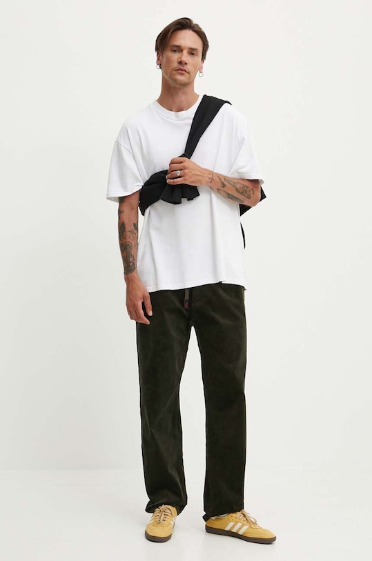 Gramicci spodnie sztruksowe Corduroy Gramicci Pant G2FM.P003 zielony AW23