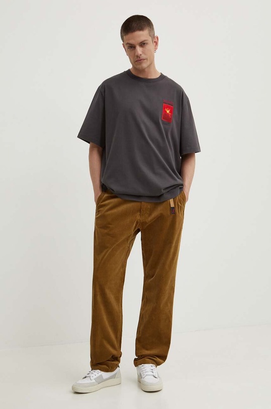 Gramicci pantaloni de catifea cord Corduroy Gramicci Pant G2FM.P003 maro AW23
