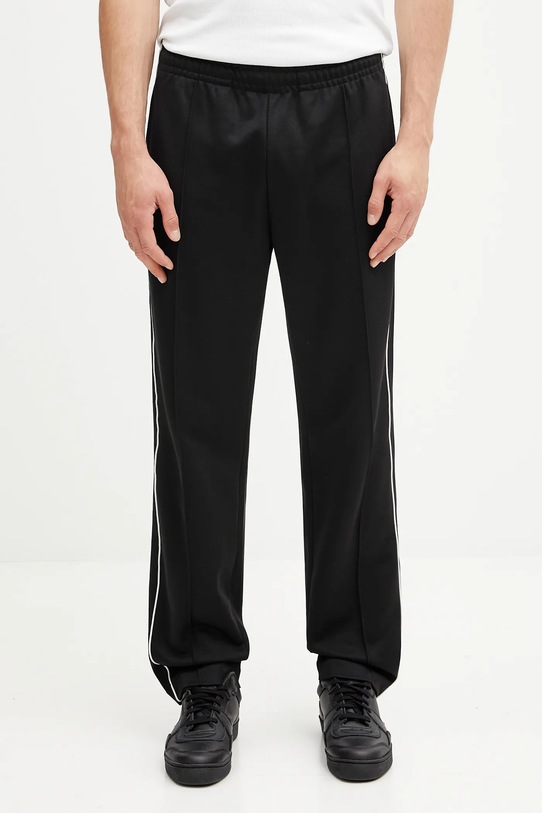 Lacoste spodnie dresowe dzianina czarny XH1412