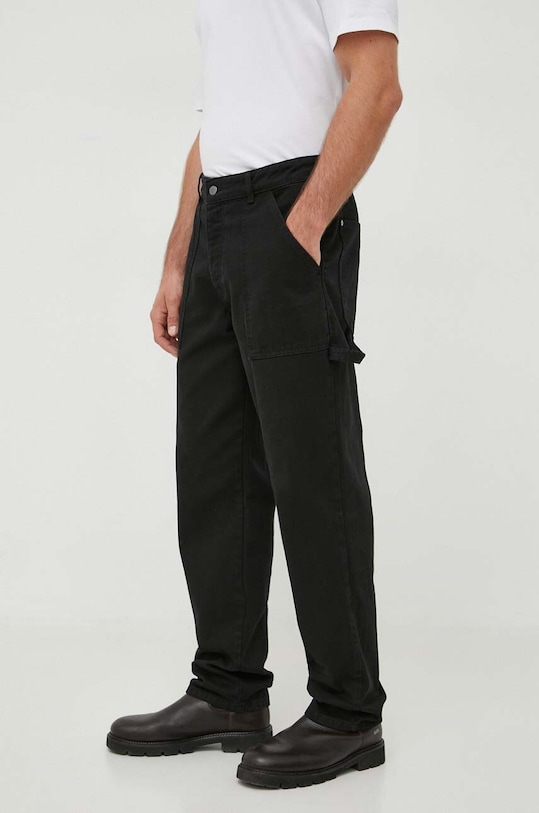 Τζιν παντελόνι United Colors of Benetton μαύρο 43I4UF048.700