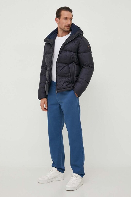 United Colors of Benetton spodnie 4KEBUF03J.817 niebieski AW23