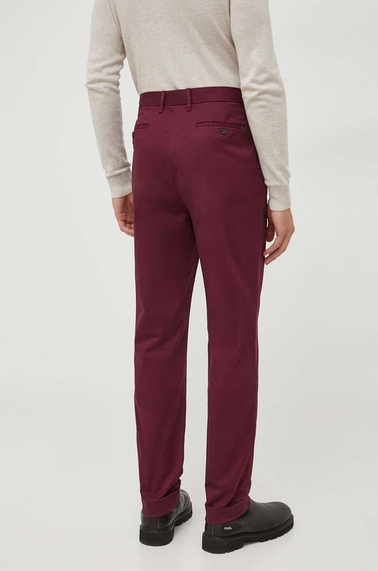 Odzież Michael Kors spodnie CF3302H9L1 bordowy