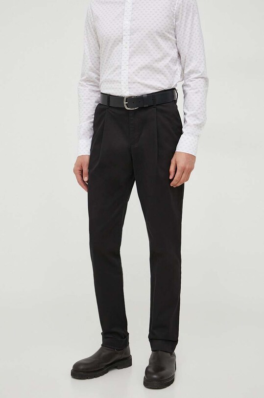 Michael Kors spodnie CF3302H9L1 czarny AW23