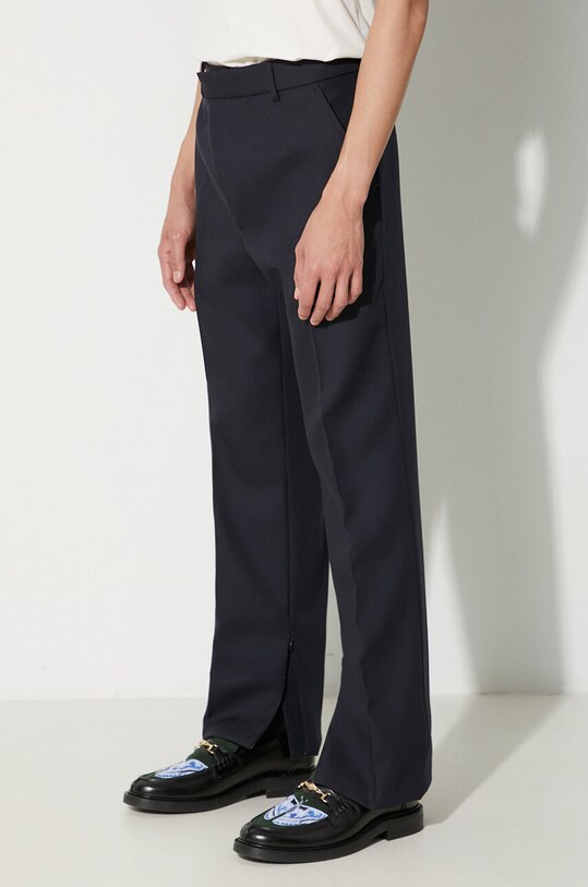 424 pantaloni in lana blu navy 35424P04.236507