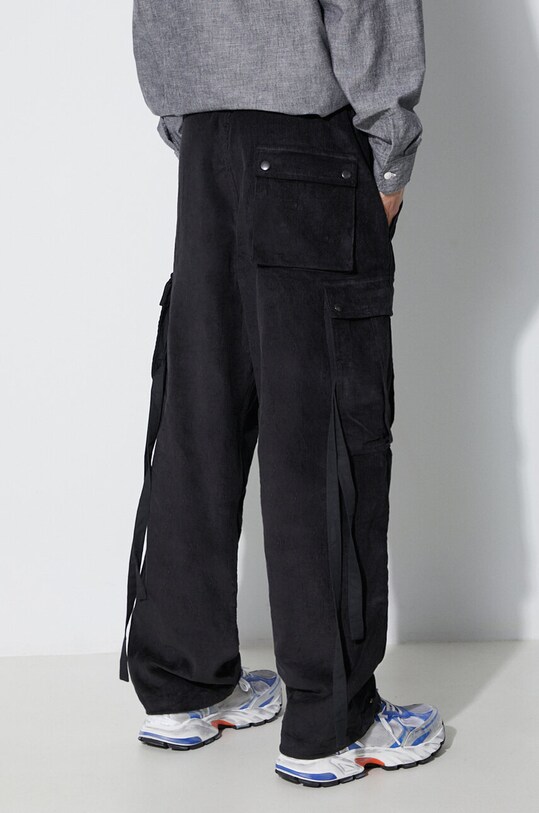 Одежда Вельветовые брюки Maharishi Utility Cargo Track Pants 4569.BLACK чёрный