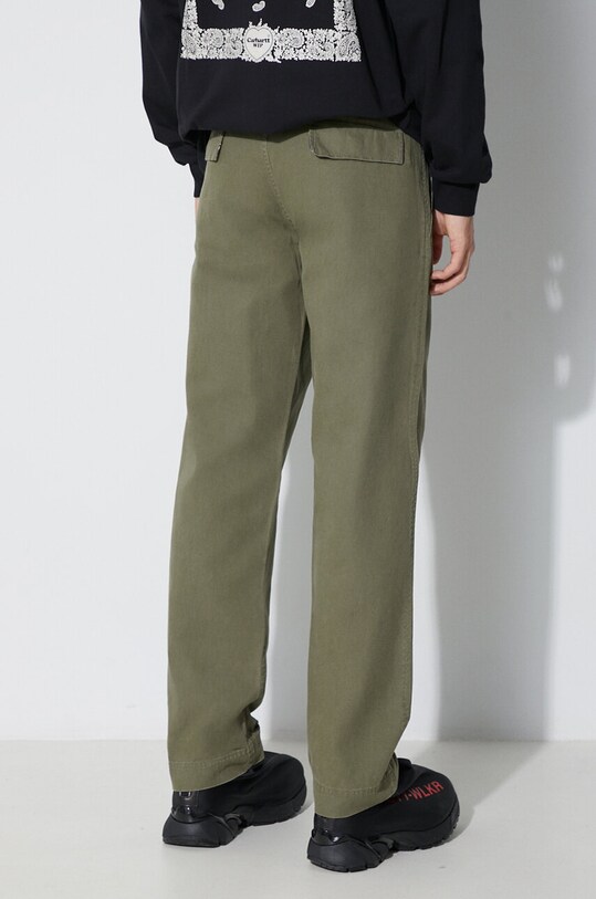 Abbigliamento Maharishi pantaloni U.S. Chino Loose 4604.OLIVE verde