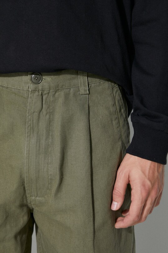 Maharishi pantaloni U.S. Chino Loose 4604.OLIVE verde