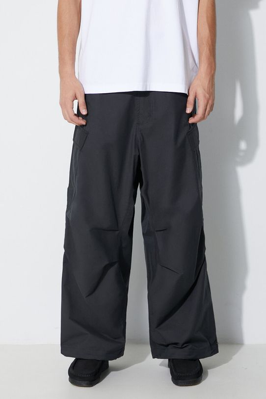 Kalhoty Maharishi Oversized Tobi Cargo Snopants látka černá 4615.BLACK