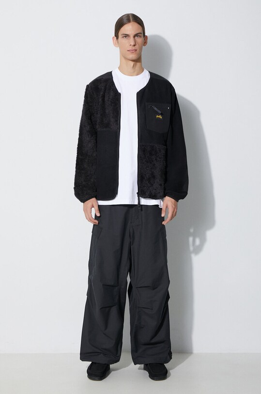 Maharishi spodnie Oversized Tobi Cargo Snopants 4615.BLACK czarny AW23