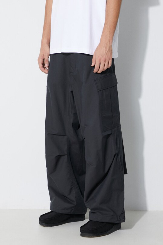 Maharishi spodnie Oversized Tobi Cargo Snopants czarny 4615.BLACK