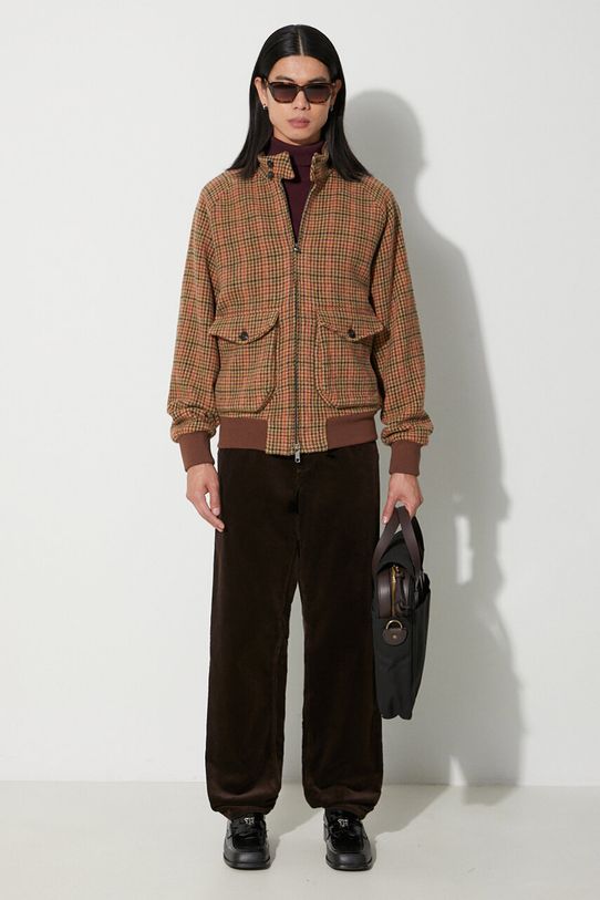 Norse Projects pantaloni de catifea cord Aros N25.0348.2022 maro AW23