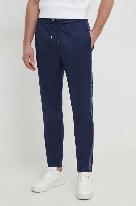Michael Kors pantaloni de trening tricotaj bleumarin CR451PLA9Q