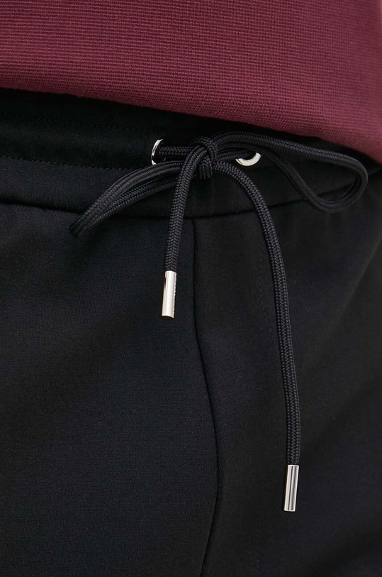 Michael Kors spodnie z domieszką wełny czarny CH351PO9P8